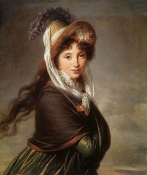 路易斯伊 麗莎白 維熱 勒 佈倫 Portrait of a Young Woman 路易斯伊 麗莎白 維熱 勒 佈倫 Portrait of a Young Woman